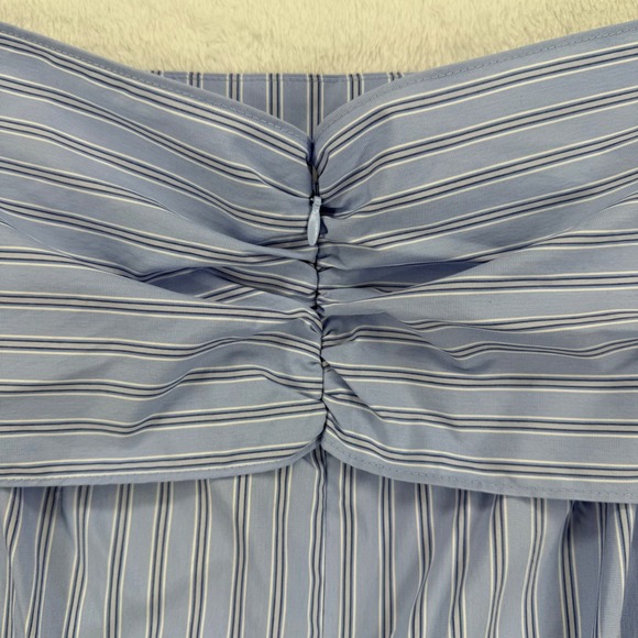 Tuckernuck Women's Blue White Ticking Stripe‎ Maxi Skirt Size S New - Picture 9 of 10